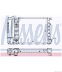 РАДИАТОР ВОДЕН BMW 3 SERIES E30 TOURING (1987-) 318 i - NISSENS