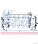 РАДИАТОР ВОДЕН RENAULT LAGUNA COUPE (2008-) 2.0 dCi - NISSENS