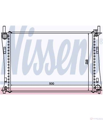 РАДИАТОР ВОДЕН FORD FIESTA V (2001-) ST150 - NISSENS