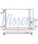 РАДИАТОР ВОДЕН BMW 6 SERIES E63 (2004-) 630i - NISSENS