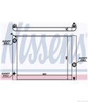 РАДИАТОР ВОДЕН BMW 7 SERIES E65,E66 (2001-) 750 i,Li - NISSENS