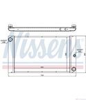 РАДИАТОР ВОДЕН BMW 7 SERIES E65,E66 (2001-) 745 d - NISSENS