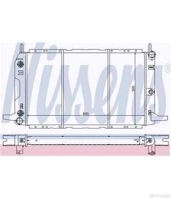 РАДИАТОР ВОДЕН FORD SCORPIO I COMBI (1988-) 2.0 i - NISSENS