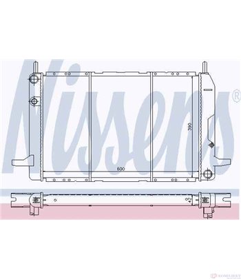 РАДИАТОР ВОДЕН FORD SCORPIO I (1985-) 2.0 i - NISSENS