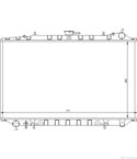 РАДИАТОР ВОДЕН NISSAN MAXIMA (1988-) 3.0 i - NISSENS