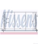 РАДИАТОР ВОДЕН CITROEN XANTIA (1998-) 3.0 V6 - NISSENS