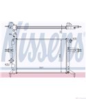РАДИАТОР ВОДЕН OPEL ASTRA G HATCHBACK (1998-) 1.6 - NISSENS