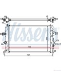 РАДИАТОР ВОДЕН OPEL ASTRA G CABRIOLET (2001-) 1.6 - NISSENS