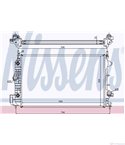 РАДИАТОР ВОДЕН VAUXHALL SIGNUM (2002-) 1.9 CDTI 16V - NISSENS