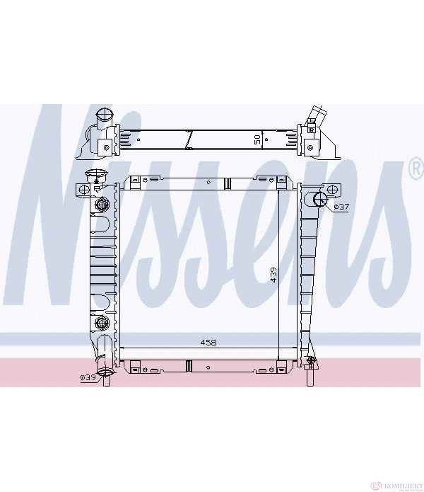 РАДИАТОР ВОДЕН FORD USA EXPLORER (1993-) 4.0 V6 - NISSENS