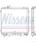 РАДИАТОР ВОДЕН HYUNDAI TERRACAN (2001-) 2.9 CRDi - NISSENS