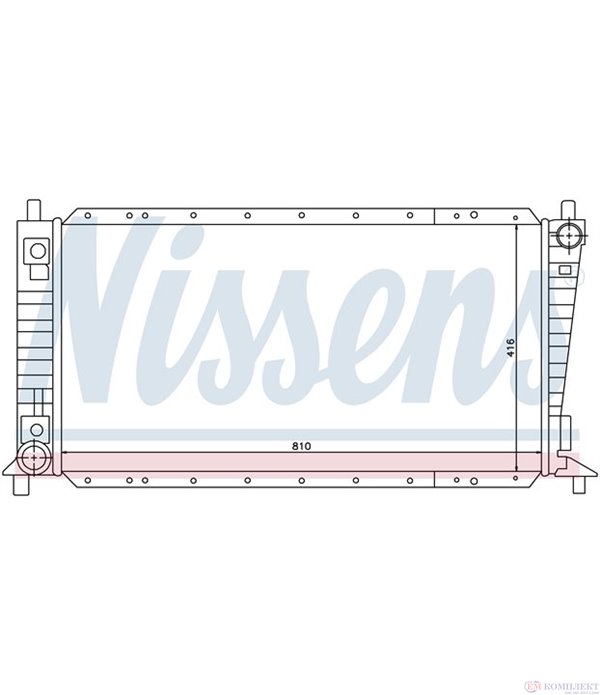 РАДИАТОР ВОДЕН FORD USA EXPEDITION (1996-) 4.6 XLT - NISSENS