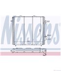 РАДИАТОР ВОДЕН RENAULT RAPID (1985-) 1.9 D - NASHUA