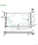 РАДИАТОР ВОДЕН PEUGEOT 106 I (1991-) 1.4 - BNR