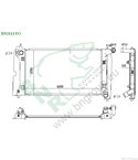 РАДИАТОР ВОДЕН TOYOTA AVENSIS COMBI (2003-) 1.8 - BNR