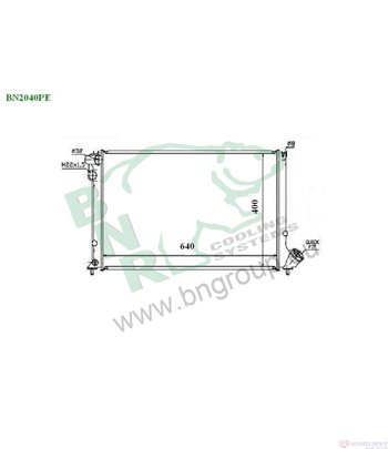 РАДИАТОР ВОДЕН PEUGEOT 406 BREAK (1996-) 1.8 16V - BNR