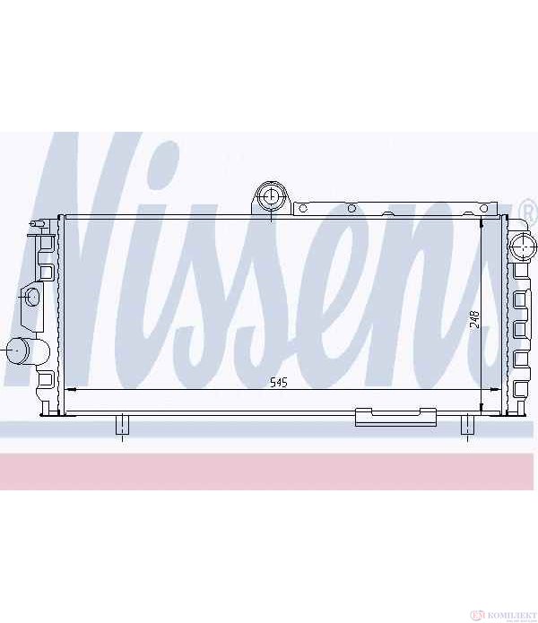 РАДИАТОР ВОДЕН ALFA ROMEO ALFASUD (1972-) 1.2 ti - NISSENS