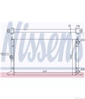 РАДИАТОР ВОДЕН SEAT ALHAMBRA (1996-) 2.0 i - NISSENS