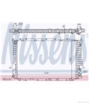 РАДИАТОР ВОДЕН AUDI A6 (1994-) 2.6 quattro - NISSENS