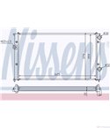 РАДИАТОР ВОДЕН VOLKSWAGEN VENTO (1991-) 1.9 TD - NISSENS
