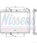 РАДИАТОР ВОДЕН CITROEN C3 (2002-) 1.6 16V HDi - NISSENS