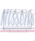 РАДИАТОР ВОДЕН CITROEN C5 BREAK (2008-) 2.2 HDi - NISSENS