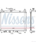 РАДИАТОР ВОДЕН TOYOTA YARIS (1999-) 1.3 - NISSENS