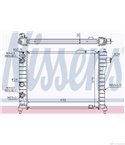 РАДИАТОР ВОДЕН OPEL ASCONA C HATCHBACK (1981-) 2.0 i - NISSENS