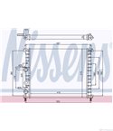 РАДИАТОР ВОДЕН FIAT MULTIPLA (1999-) 1.6 16V Blupower - NISSENS