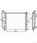 РАДИАТОР ВОДЕН FIAT MAREA WEEKEND (1996-) 1.6 100 16V - NISSENS