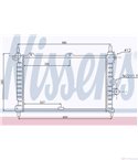 РАДИАТОР ВОДЕН VAUXHALL ASTRA MK III (1991-) 1.7 TD - NISSENS