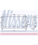 РАДИАТОР ВОДЕН FIAT PANDA (2003-) 1.3 D Multijet 4x4 - NISSENS