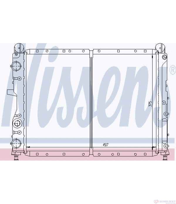 РАДИАТОР ВОДЕН FIAT TEMPRA S.W. (1990-) 2.0 i.e. - NISSENS