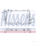РАДИАТОР ВОДЕН SKODA FELICIA I (1994-) 1.3 - NISSENS