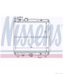 РАДИАТОР ВОДЕН SEAT MARBELLA (1986-) 0.9 CAT - NISSENS