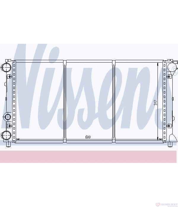 РАДИАТОР ВОДЕН SEAT MALAGA (1984-) 1.5 i - NISSENS