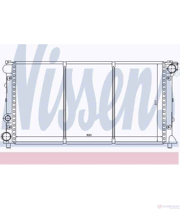РАДИАТОР ВОДЕН SEAT IBIZA I (1984-) 1.5 - NISSENS