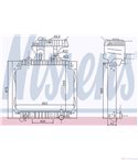 РАДИАТОР ВОДЕН MAN TGA (2000-) 41.530 FVDS, FVDLS - NISSENS