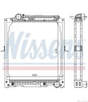 РАДИАТОР ВОДЕН MERCEDES SK (1987-) 2538 - NISSENS