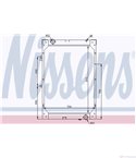 РАДИАТОР ВОДЕН MAN F 90 (1986-) 24.372 DFS, 24.372 DFLS - NISSENS