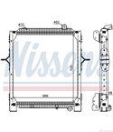 РАДИАТОР ВОДЕН RENAULT TRUCKS PREMIUM 2 (2005-) Distribution 320.26 - NISSENS