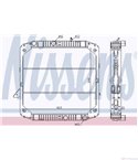 РАДИАТОР ВОДЕН MERCEDES LK/LN2 (1984-) 1117 K - NISSENS