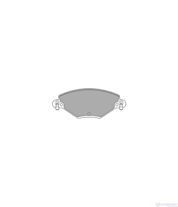 НАКЛАДКИ ПРЕДНИ ДИСКОВИ CITROEN C5 (2004-) 2.0 16V - SIMER