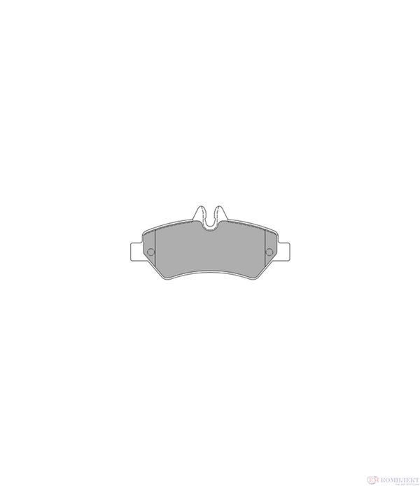 НАКЛАДКИ ЗАДНИ ДИСКОВИ MERCEDES-BENZ SPRINTER 3,5 906 (2006-) 311 CDI 4x4 - SIMER