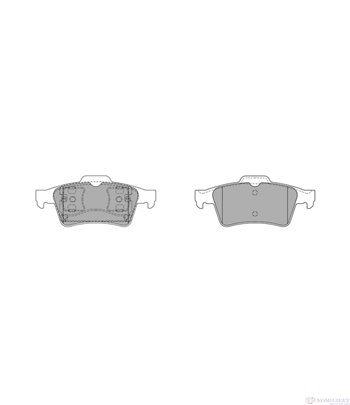 НАКЛАДКИ ЗАДНИ ДИСКОВИ VAUXHALL VECTRA MK II (2000-) 1.9 CDTI - SIMER