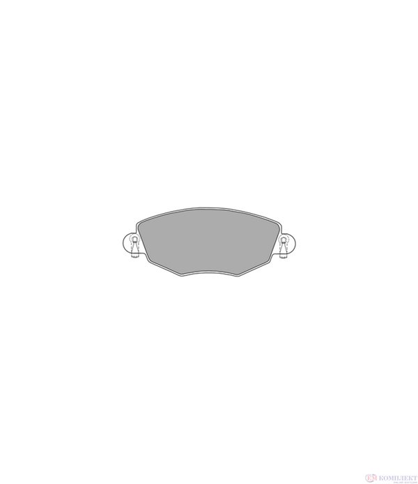 НАКЛАДКИ ПРЕДНИ ДИСКОВИ JAGUAR X-TYPE (2001-) 3.0 V6 - SIMER