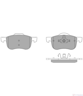 НАКЛАДКИ ПРЕДНИ ДИСКОВИ VOLVO V70 I COMBI (1996-) 2.0 - SIMER
