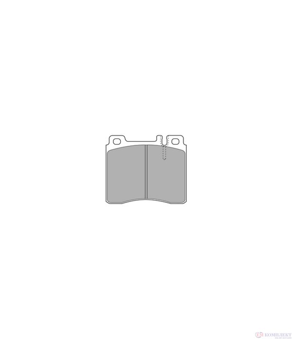 НАКЛАДКИ ПРЕДНИ ДИСКОВИ MERCEDES-BENZ S CLASS W140 (1991-) 400 SE,SELS420 - SIMER