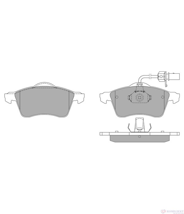 НАКЛАДКИ ЗАДНИ ДИСКОВИ MG MGF (1995-) 1.6 - SIMER