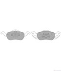 НАКЛАДКИ ПРЕДНИ ДИСКОВИ FORD FOCUS COMBI (1999-) 2.0 16V - SIMER